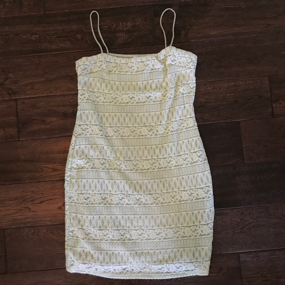 Kimchi Blue Urban Outfitters Mint Lace Dress